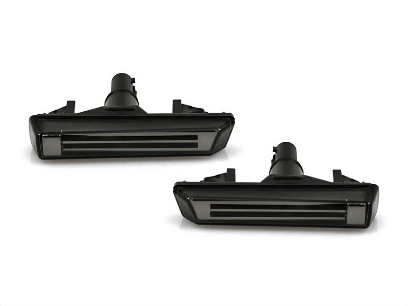 BMW E38 7-Series E46 M3 Crystal Light Bar Clear/Smoke Lens Amber/White LED Side Marker Light (1995-2006)