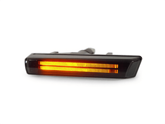 BMW E38 7-Series E46 M3 Crystal Light Bar Clear/Smoke Lens Amber/White LED Side Marker Light (1995-2006)