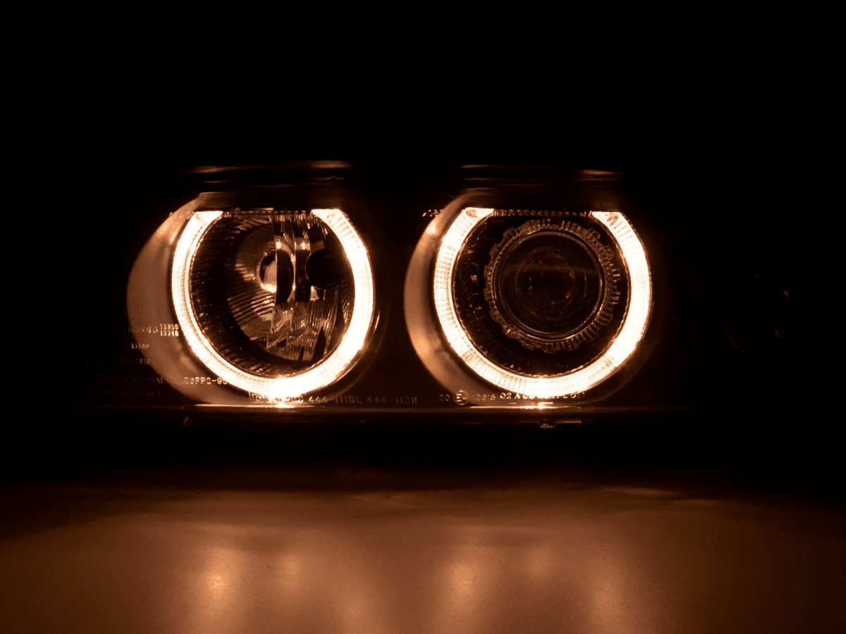 BMW E39 5-Series Xenon Angel Eye Rings Headlights (1995-2000)