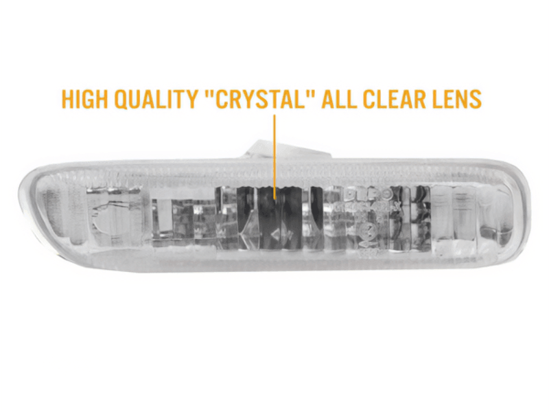 BMW E46 2D/Cabrio & 99-01 BMW 4D/5D Crystal Clear or Smoke Side Marker Lights(1999-2003)