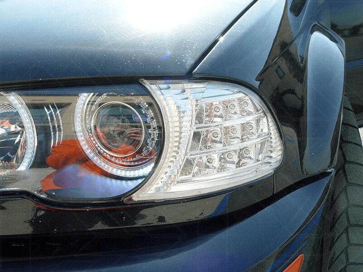 BMW E46 2D/Cabrio Crystal Clear Screw On LED Corner Lights (2002-2003)