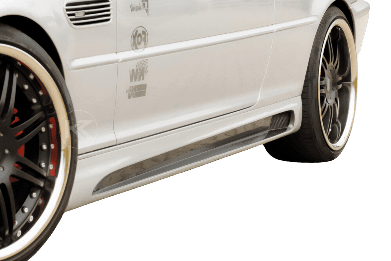 BMW E46 - All Models -  Rieger Vented Side Skirts V2
