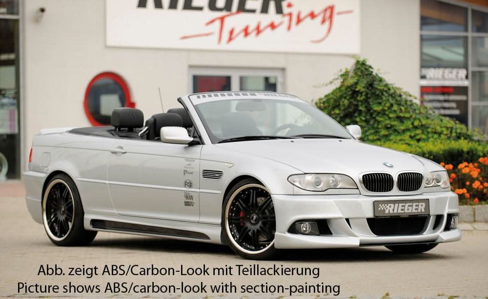 BMW E46 - All Models -  Rieger Vented Side Skirts V2