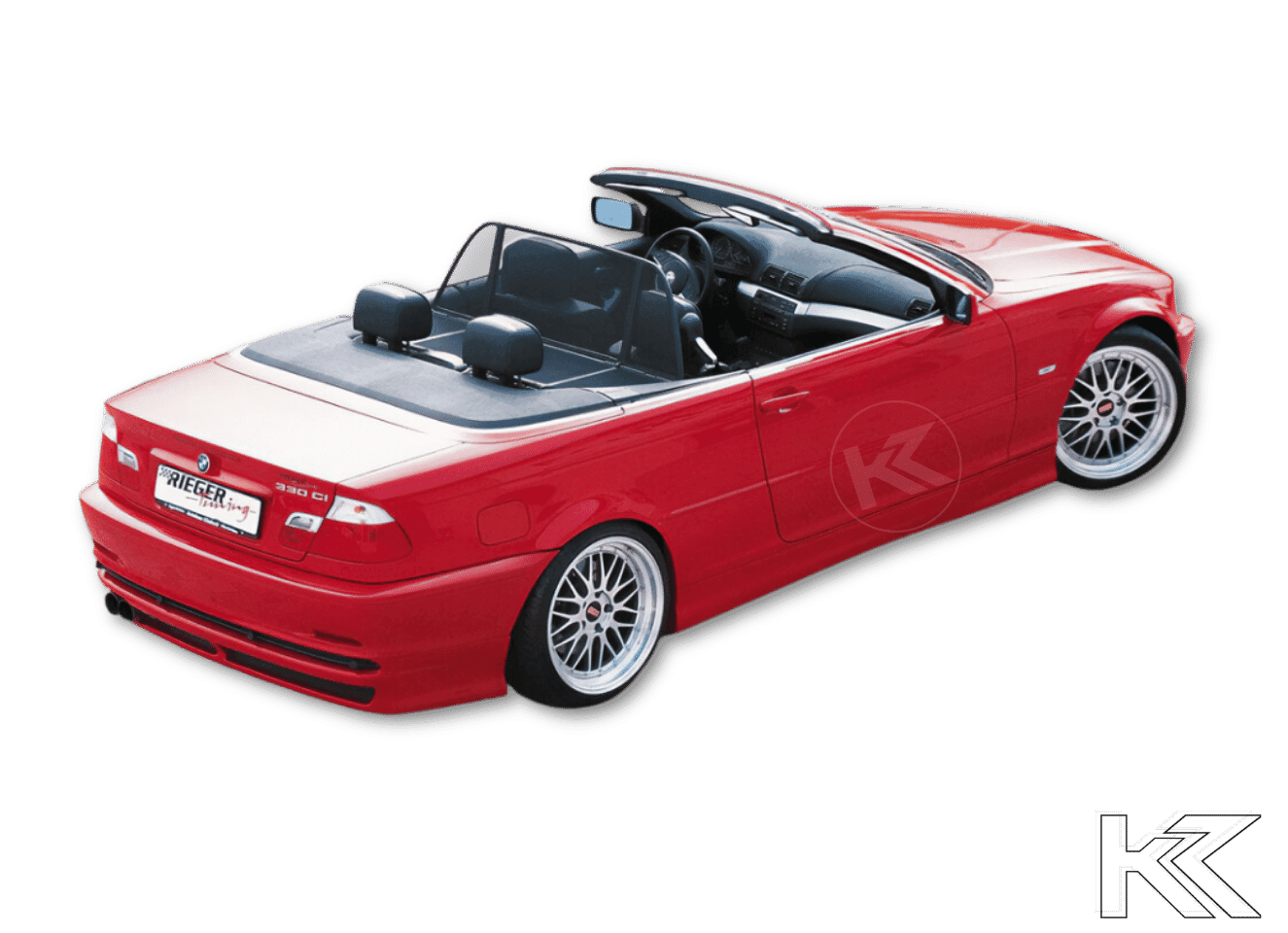 BMW E46 Coupe/Convertible -  Rieger "Twisty" Side Skirts