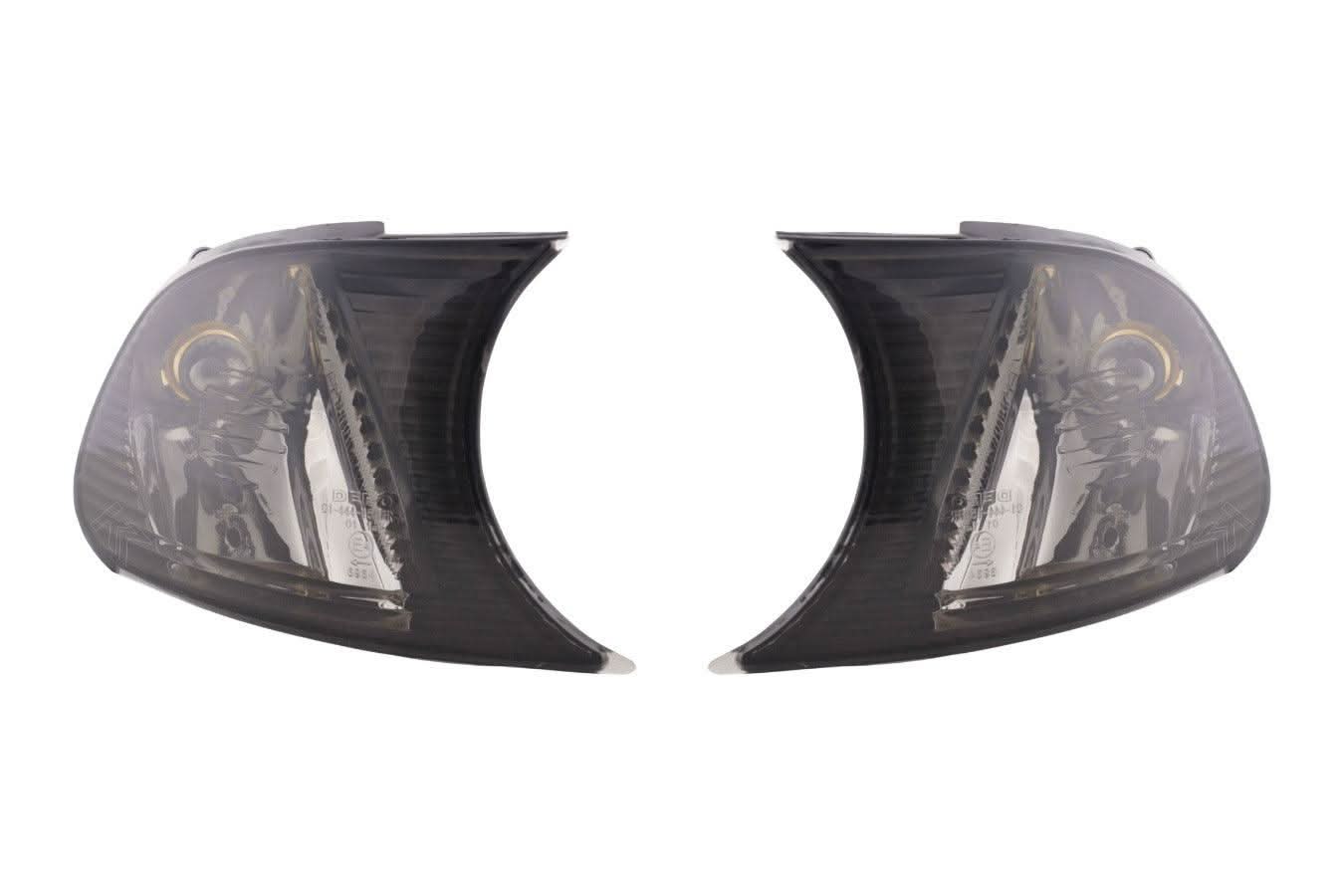 BMW E46 Coupe/Convertible Smoked Clear Clip On Corner Lights 1998-2001