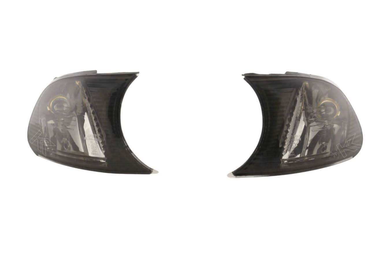BMW E46 Coupe/Convertible Smoked Clear Clip On Corner Lights 1998-2001