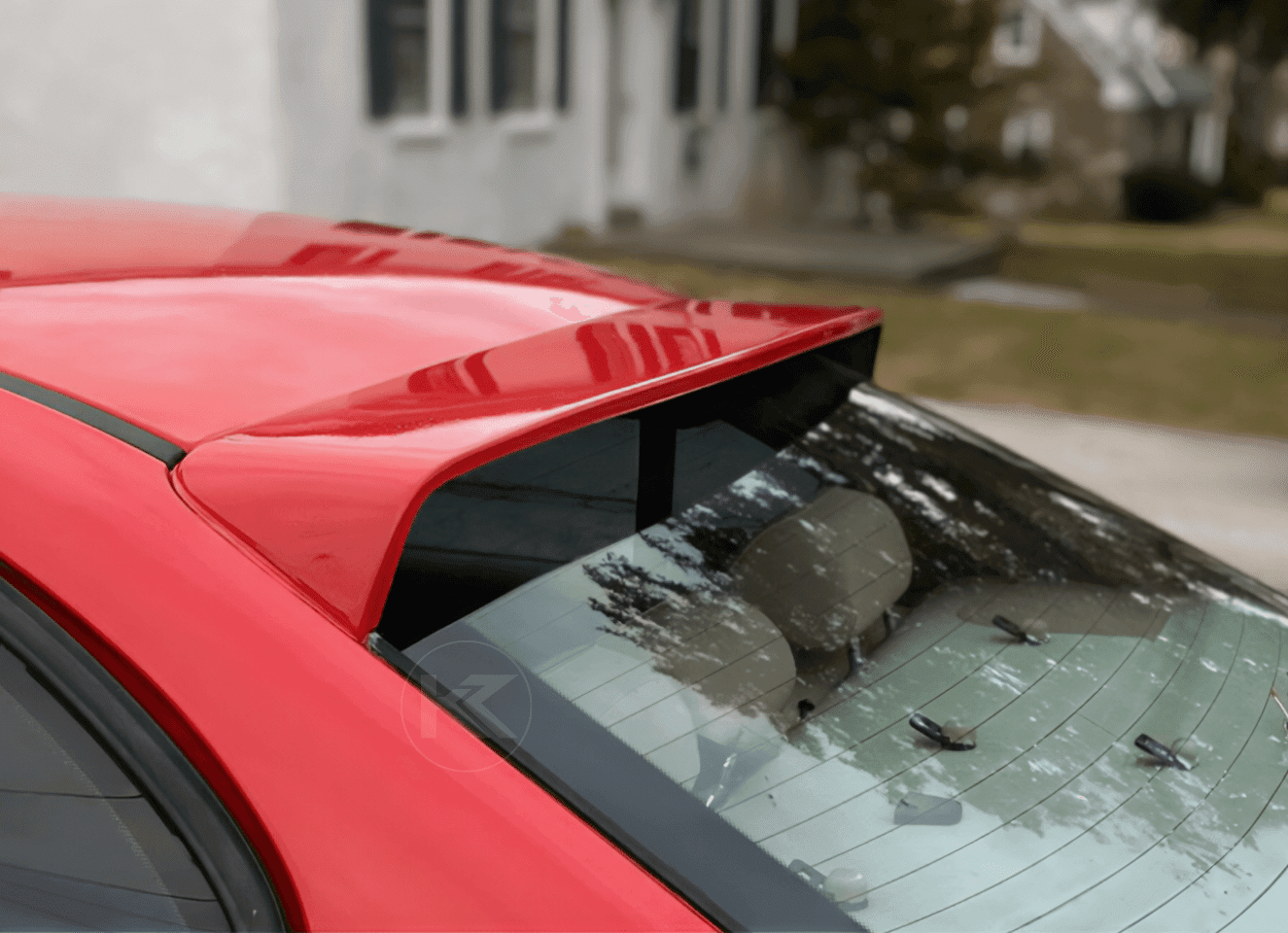 BMW E46 Sedan Series 3 Black HM Roof Spoiler (1998 - 2006)
