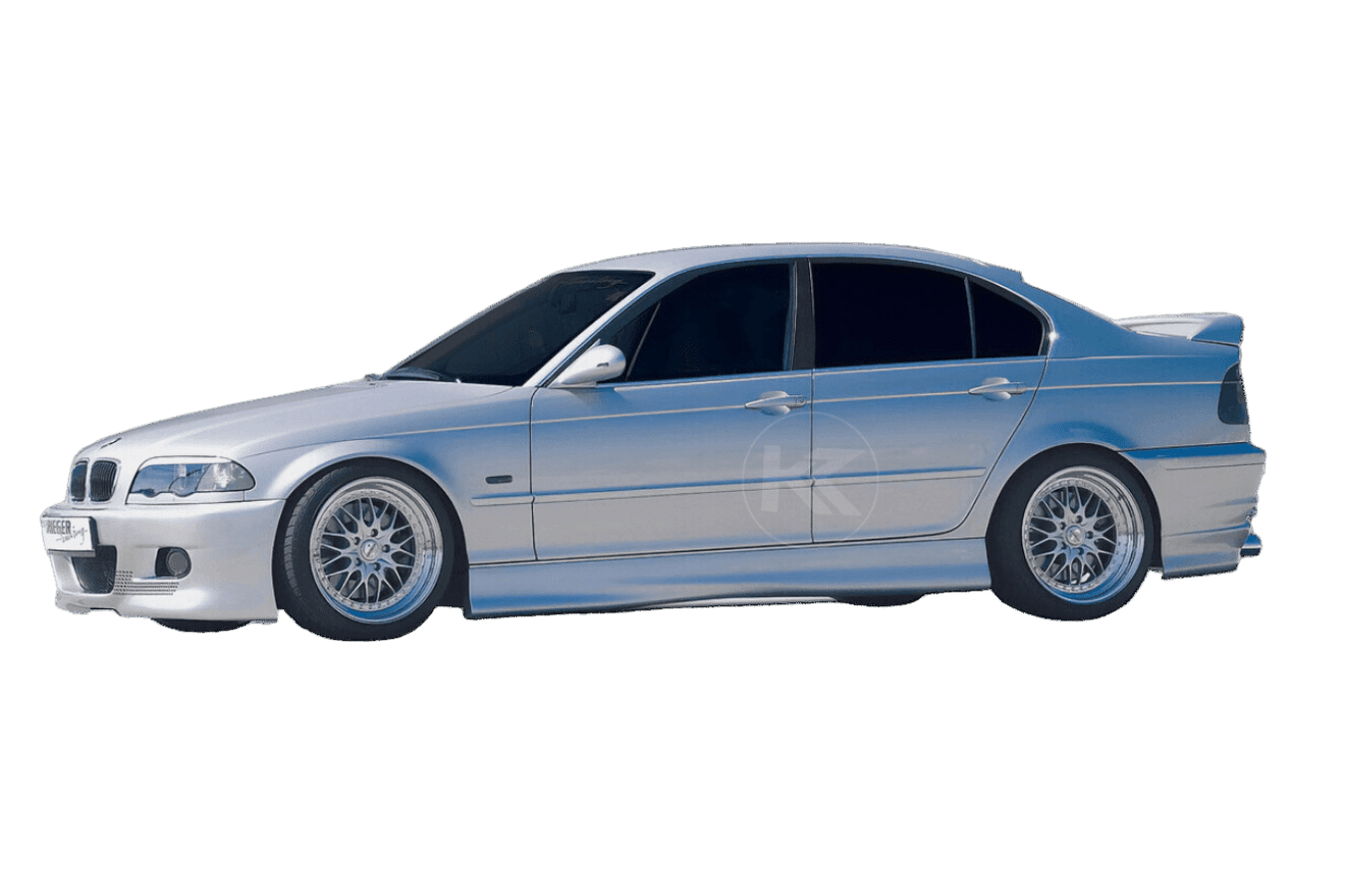 BMW E46 Sedan/Compact/Touring -  Rieger "Twisty" Side Skirts