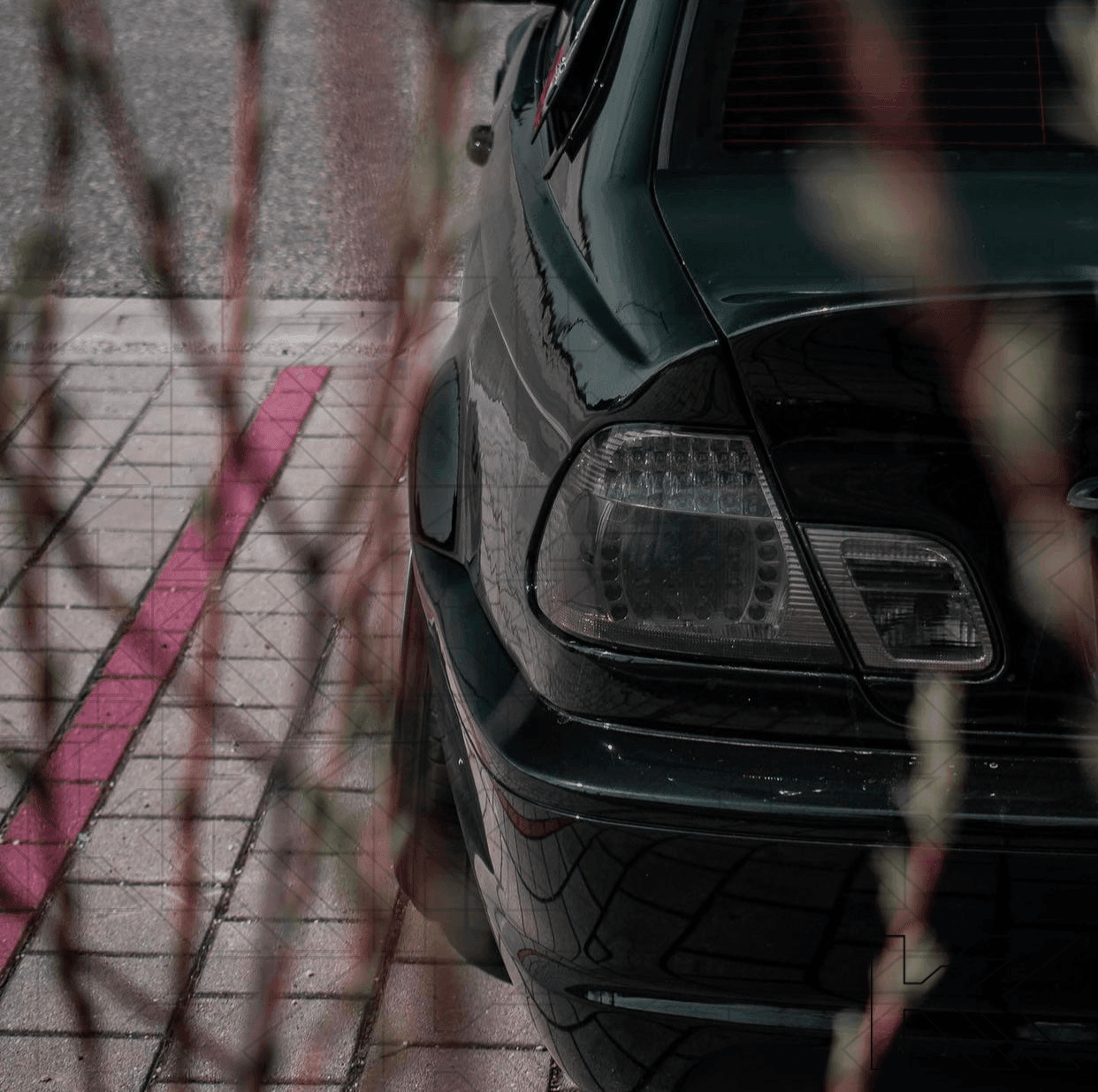 BMW E46 Coupe Clear Smoked Led Tailights