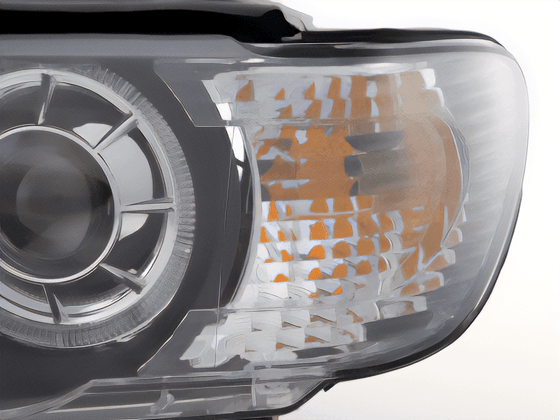 BMW E53 X5 Black OE+ Angel Eye Headlights - (2000-2003)