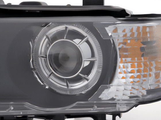 BMW E53 X5 Black OE+ Angel Eye Headlights - (2000-2003)