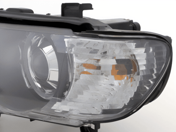 BMW E53 X5 Black OE+ Angel Eye Headlights - (2000-2003)