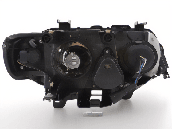 BMW E53 X5 Black OE+ Angel Eye Headlights - (2000-2003)