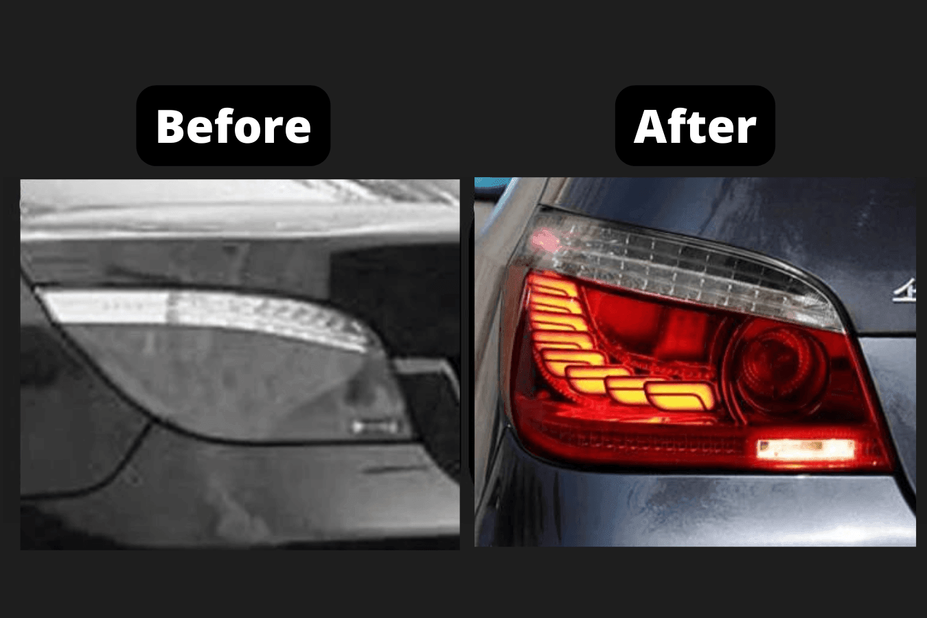BMW E60 5 Series "GTS Style" LED Tail Lights (2004 - 2010)