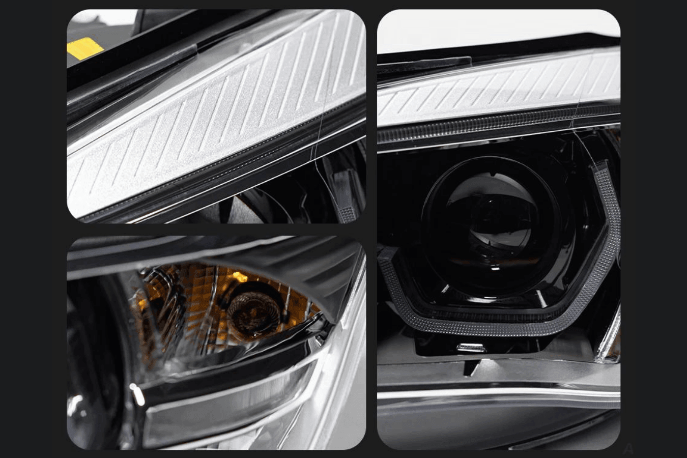 BMW E84 X1 Modern Style Angel Eye HID Bi-Xenon Headlights (2010 - 2015)