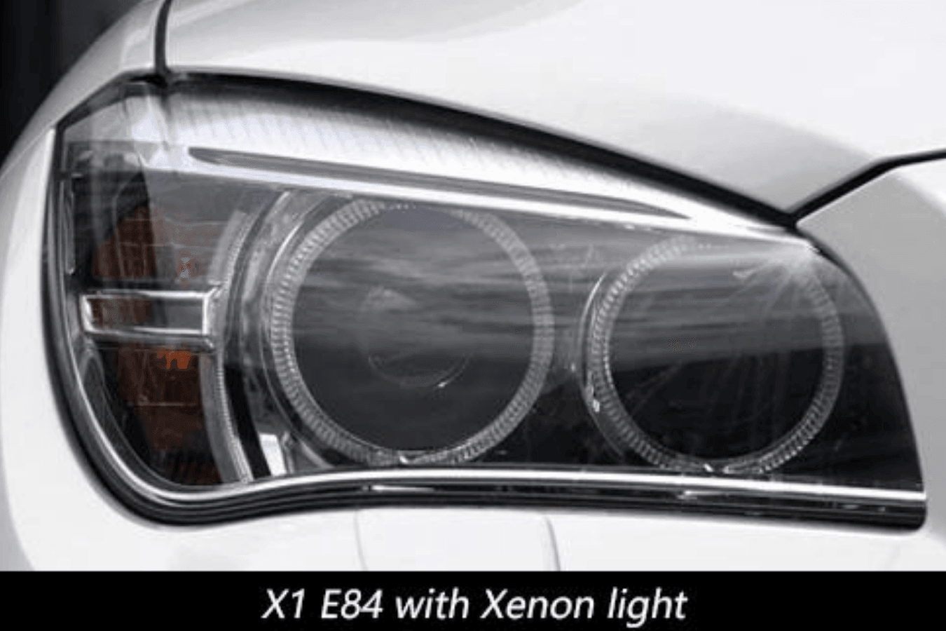 BMW E84 X1 Modern Style Angel Eye HID Bi-Xenon Headlights (2010 - 2015)