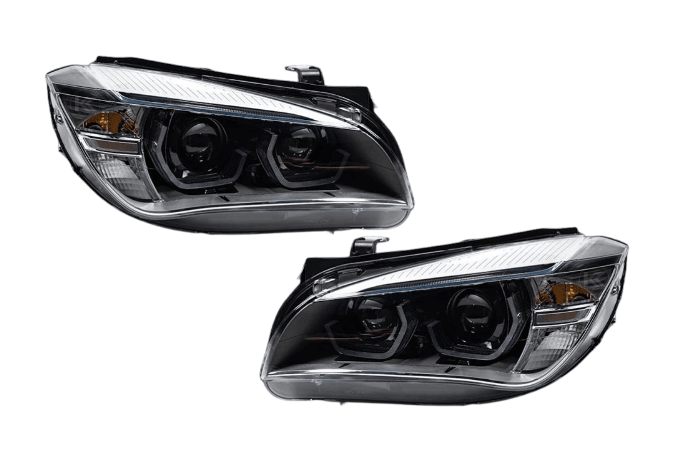 BMW E84 X1 Modern Style Angel Eye HID Bi-Xenon Headlights (2010 - 2015)