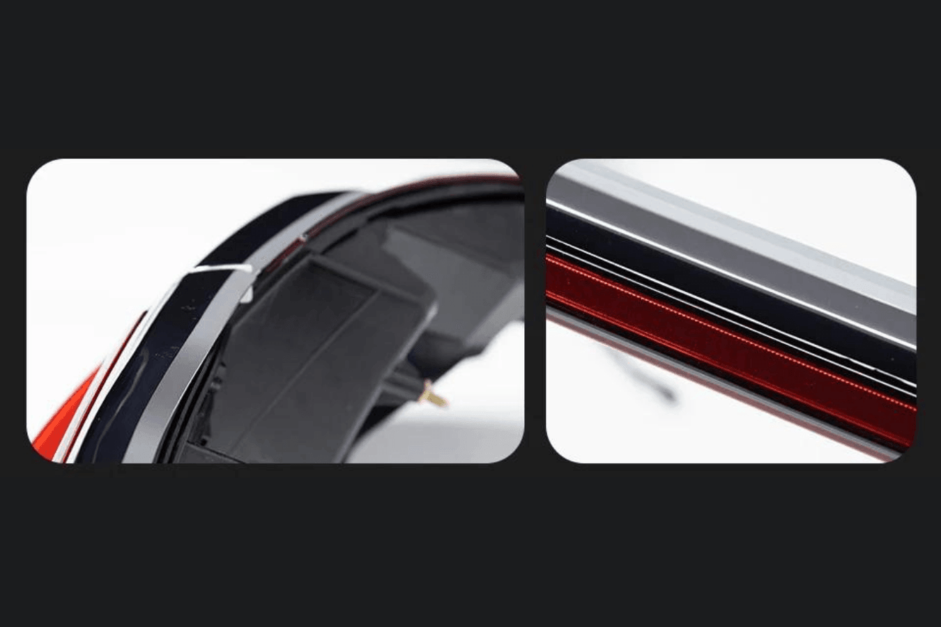 BMW F02 7 Series Red LED Luxury Beam Style Tail Lights (2008 - 2015)