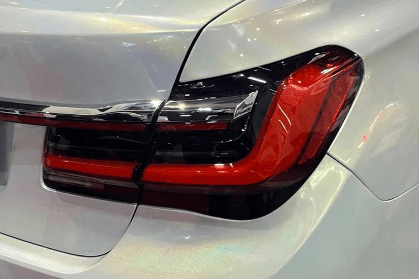 BMW F02 7 Series Red LED Luxury Beam Style Tail Lights (2008 - 2015)