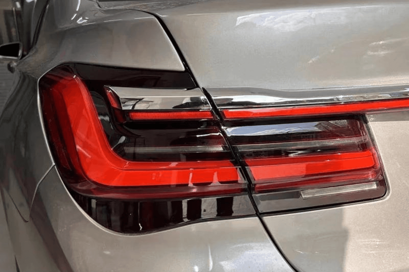 BMW F02 7 Series Red LED Luxury Beam Style Tail Lights (2008 - 2015)