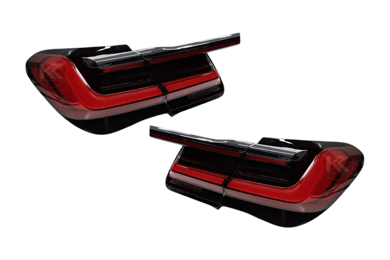 BMW F02 7 Series Red LED Luxury Beam Style Tail Lights (2008 - 2015)