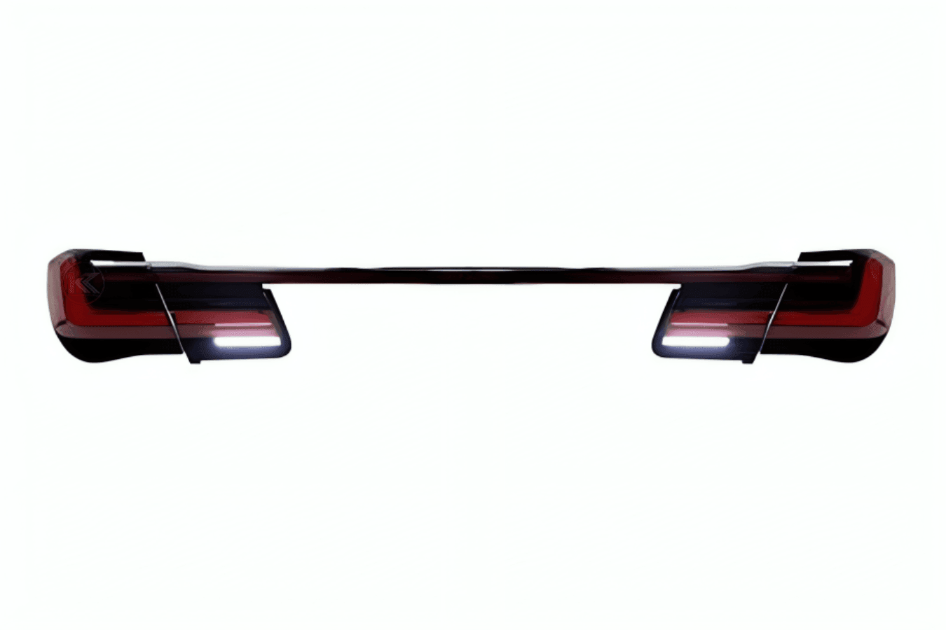 BMW F02 7 Series Red LED Luxury Beam Style Tail Lights (2008 - 2015)