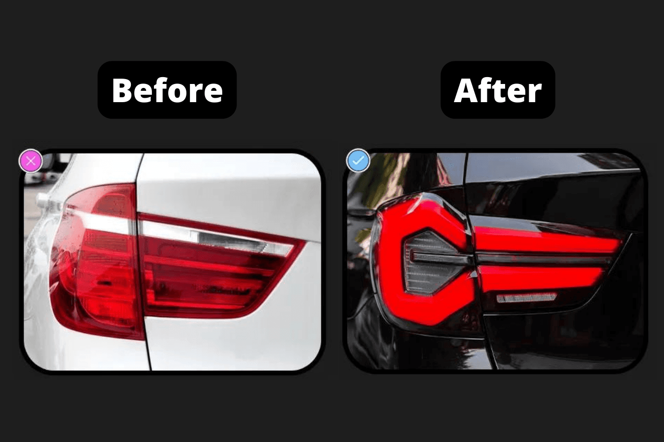 BMW F25 X3 Next Gen LCI Style LED Tail Lights (2010 - 2017)