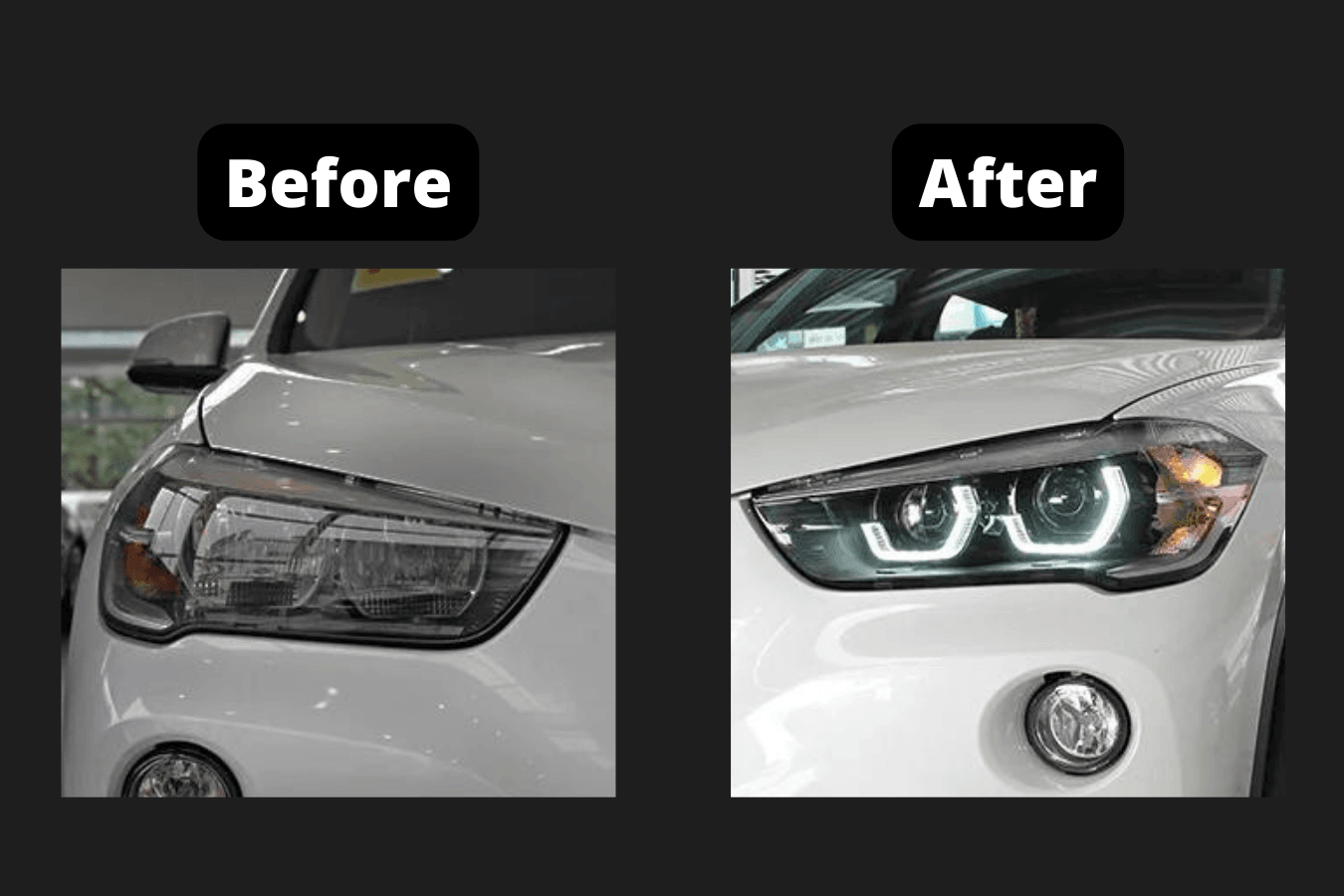 BMW F48 X1 "Modern Style" Headlights Upgrade (2016 - 2020)
