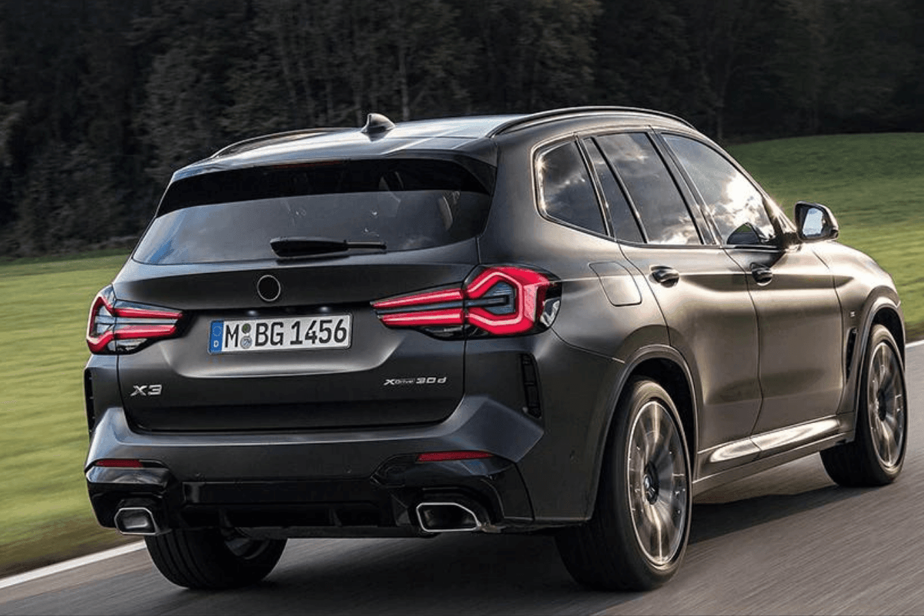 BMW G01 G08 X3 IX3 Blackline LCI Style LED Tail Lights (2017+)