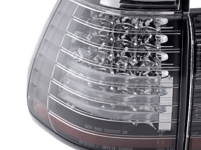 BMW X5 E53 Black / Clear LED Tail Lights (1998-2002)