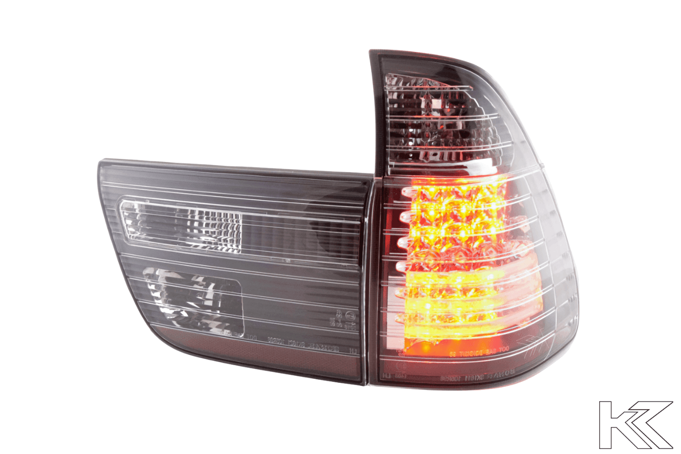 BMW X5 E53 Black / Clear LED Tail Lights (1998-2002)