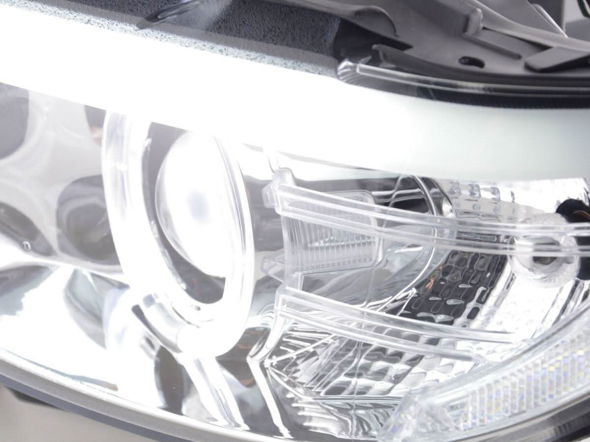 BMW X5 E53 Chrome Angel Eye LED Head Lights (2003-2006)