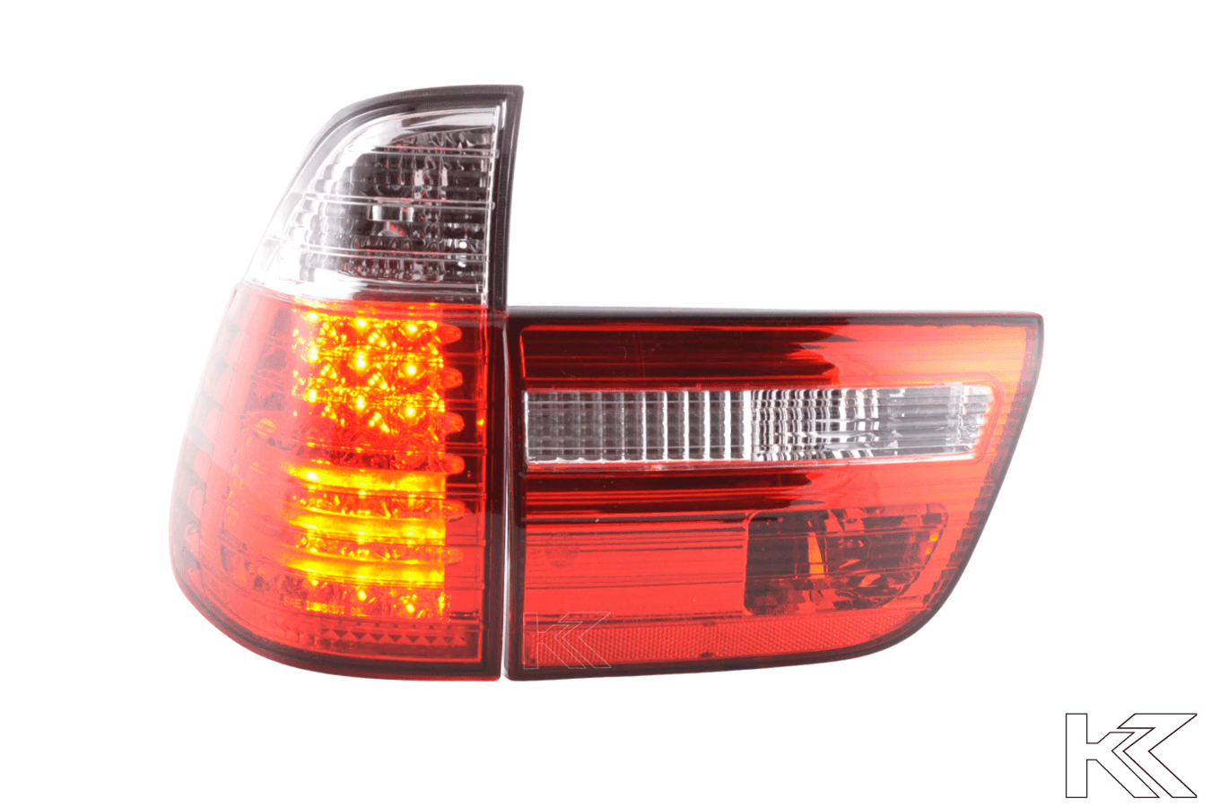 BMW X5 E53 Red LED Taillights Set (1998-2002)