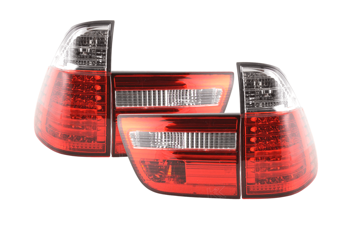 BMW X5 E53 Red LED Taillights Set (1998-2002)