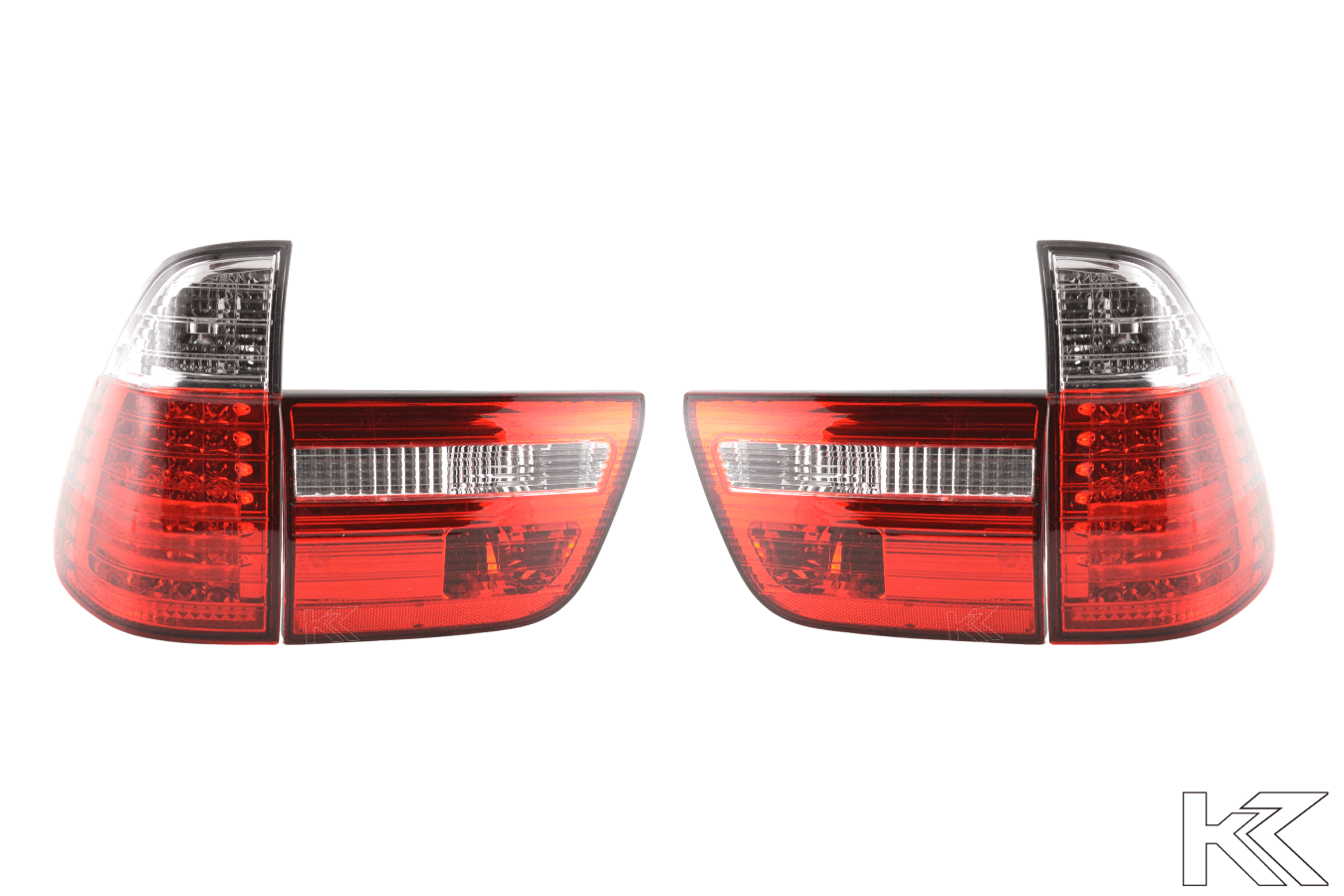BMW X5 E53 Red LED Taillights Set (1998-2002)