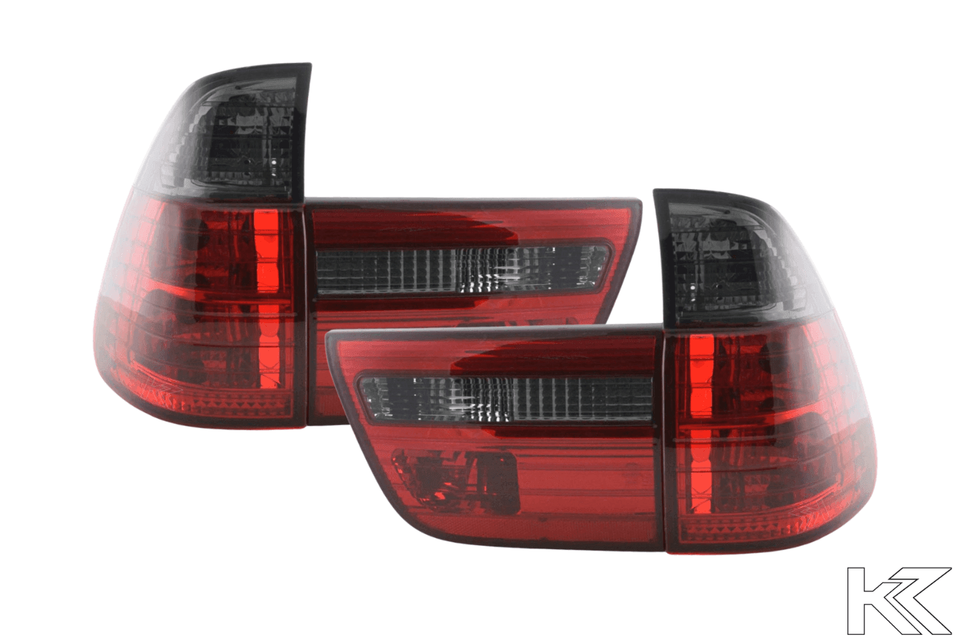 BMW X5 E53 Red/Smoked Taillights Set (1998-2003)