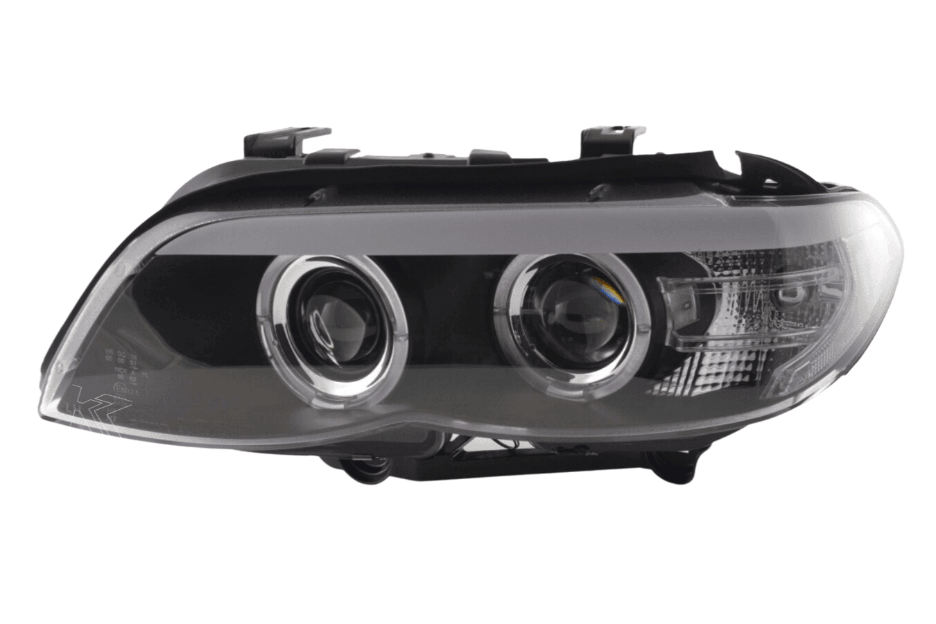 BMW X5 E53 Xenon Black Angel Eye LED Headlights (2003-2006)