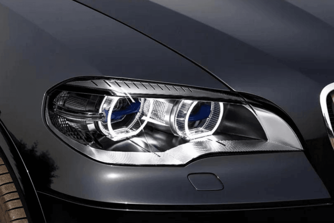 BMW X5 E70 OE Style Angel Eyes Projector Headlight (2007 - 2013)