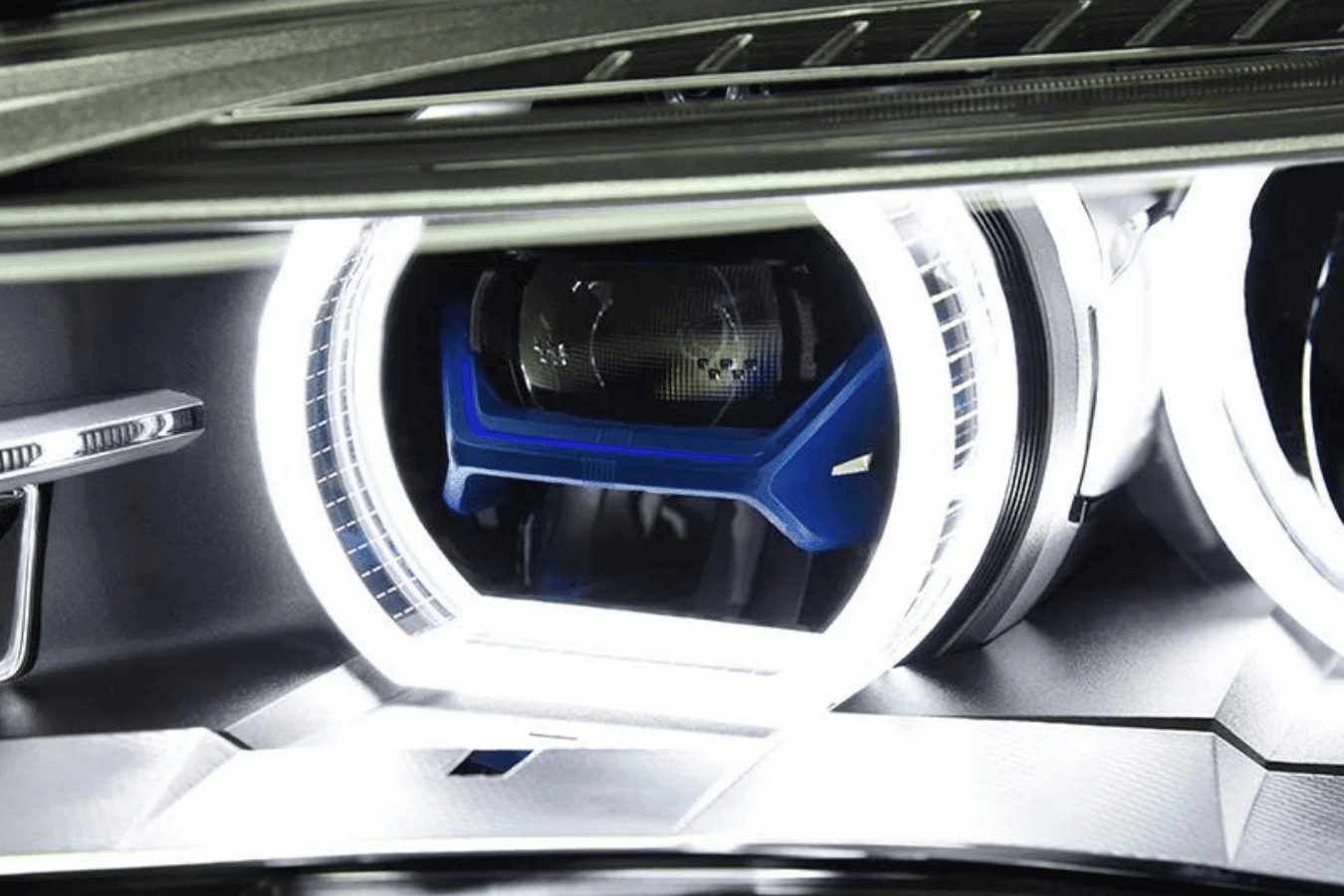 BMW X5 F15 F16 Laser Style Blue Accent Headlights Upgrade (2012 - 2019)