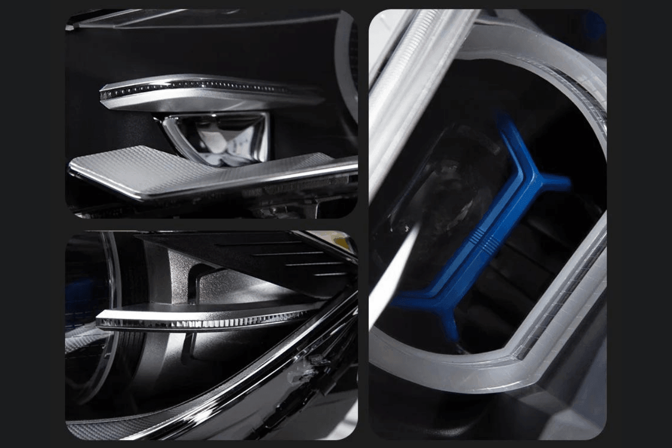 BMW X5 F15 F16 Laser Style Blue Accent Headlights Upgrade (2012 - 2019)