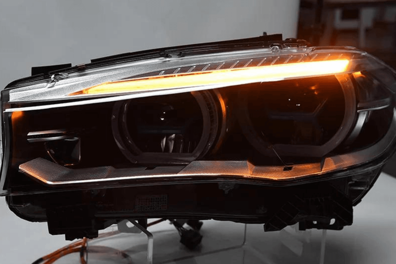 BMW X5 F15 F16 Laser Style Blue Accent Headlights Upgrade (2012 - 2019)