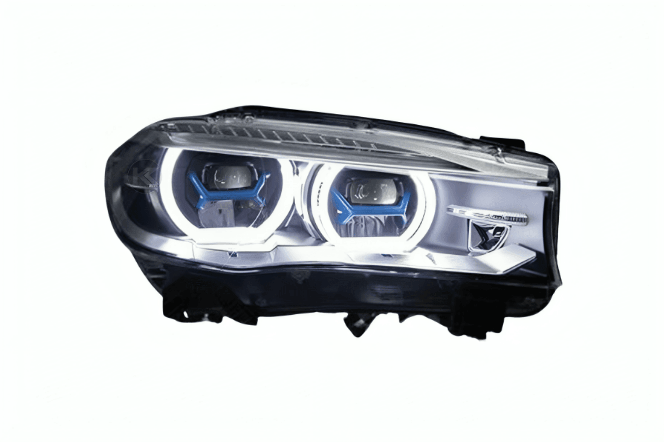 BMW X5 F15 F16 Laser Style Blue Accent Headlights Upgrade (2012 - 2019)