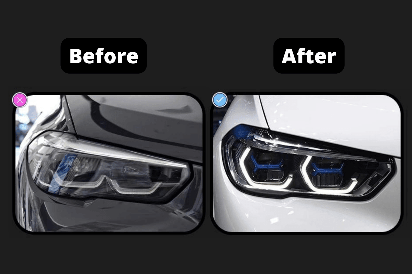 BMW X5 G05 "Modernized" Blue Accent Projector Headlights Upgrade (2019 - 2024)