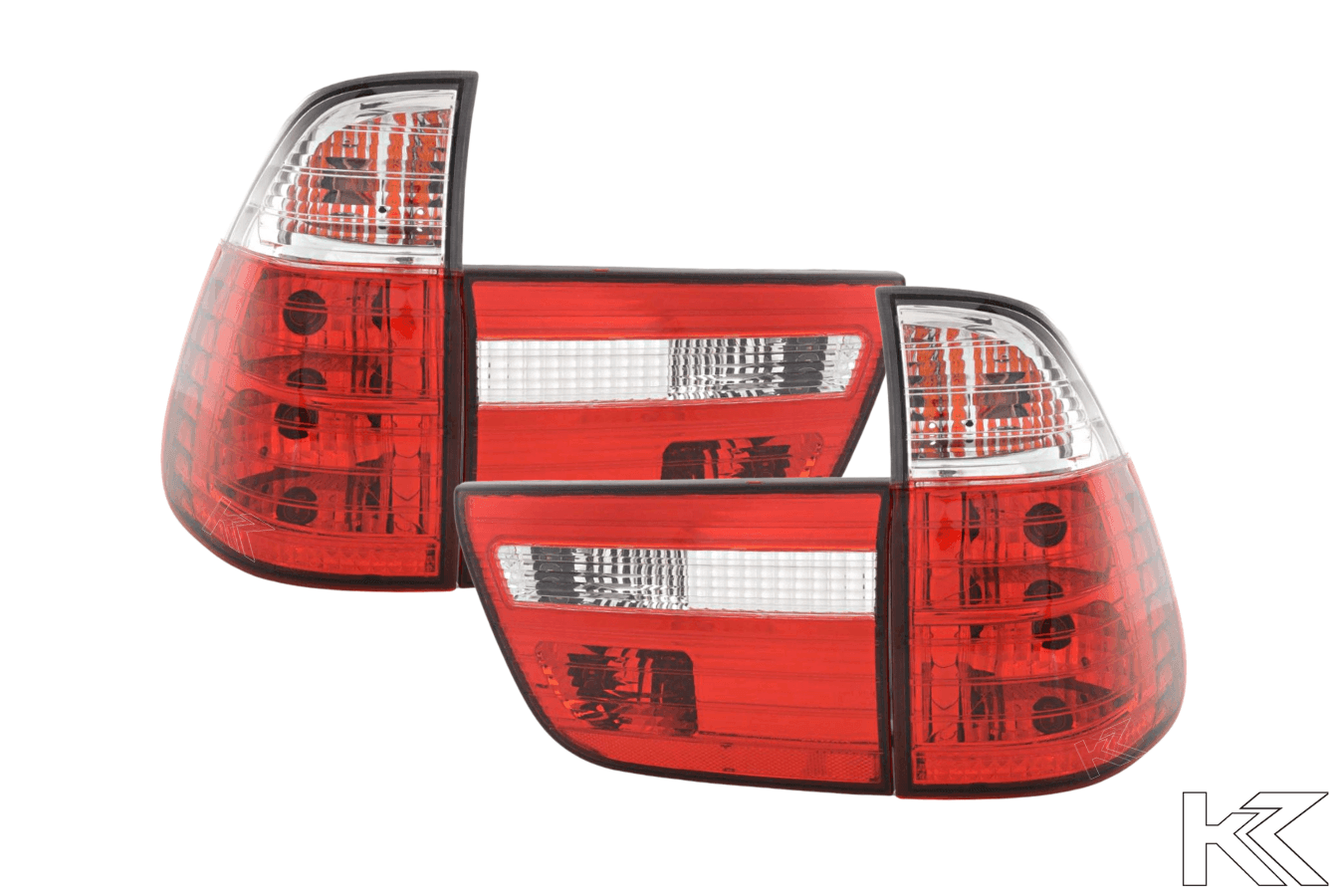 BMW X5 Type E53 Z33  Red / White Taillights Set(1998-2003)