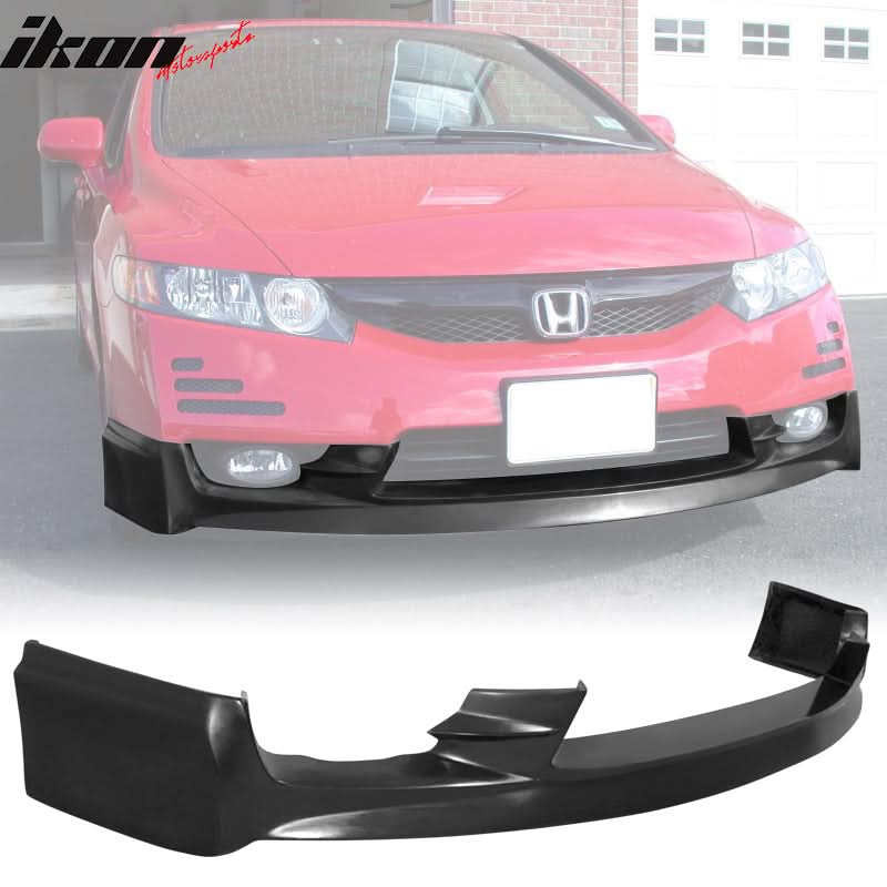2009-2011 Honda Civic  Mugen Front Lip PU Rear Lip PP LED Brake Lamp