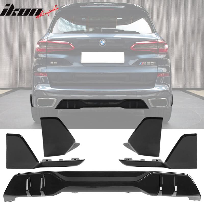 2019-2023 BMW G05 X5 M Sport Black Front Rear Aprons Rear Diffuser ABS