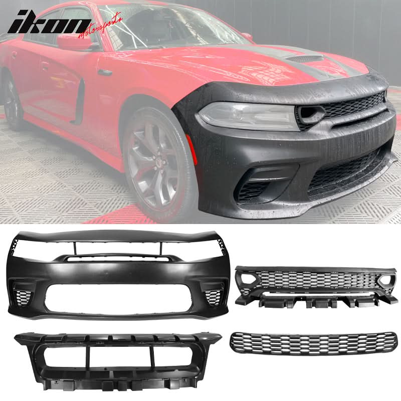 2015-2023 Dodge Charger Widebody SRT Unpainted Front Rear Bumper Kits