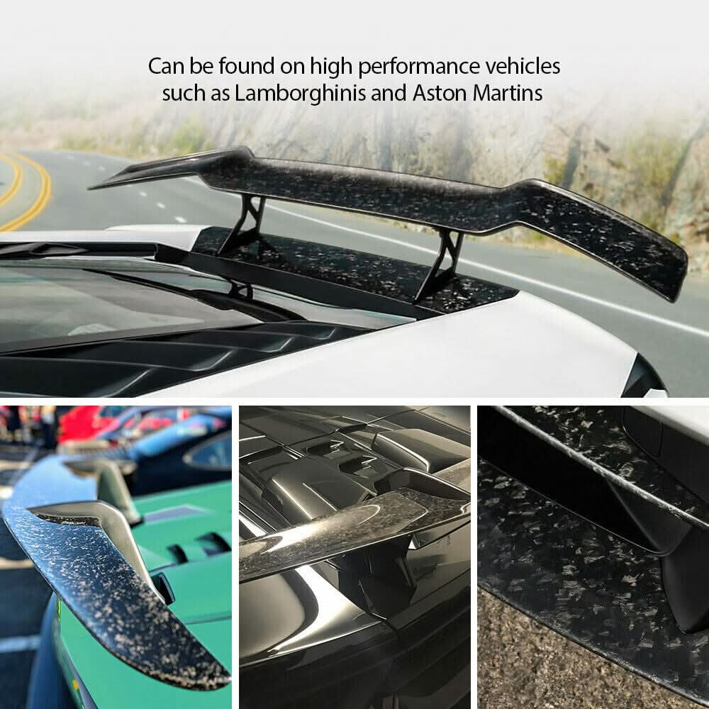 2016-2019 Cadillac ATS-V V Style Carbon Fiber Trunk Spoiler Wing