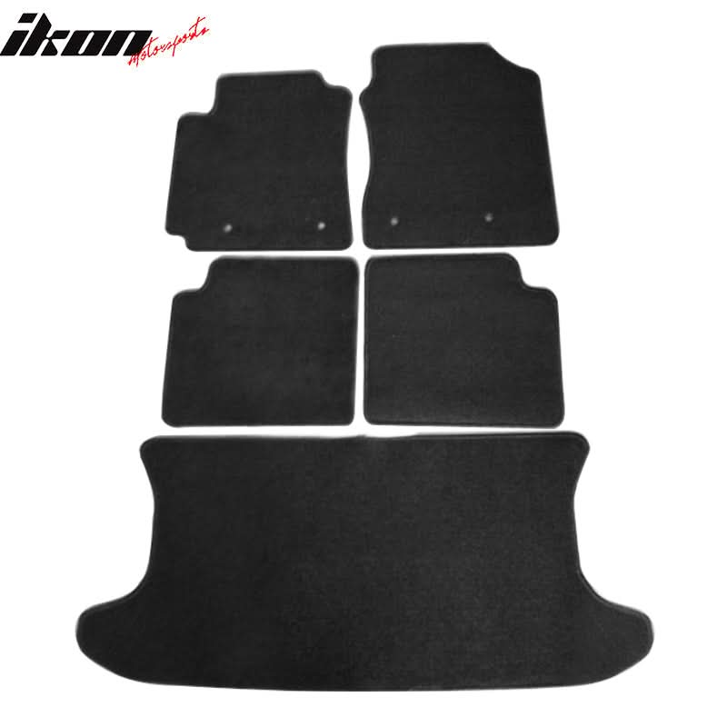 Car Floor Mat for 2004-2007 Scion xB Black Carpet 5PC Nylon