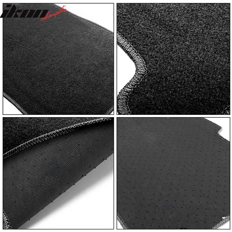 Car Floor Mat for 2003-2010 Porsche Cayenne Black Carpet 4PC Nylon